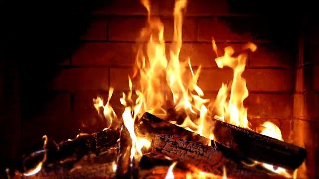 ? Cozy Fireplace 4K (12 HOURS). Fireplace With Crackling Fire Sounds. Fireplace Burning 4K