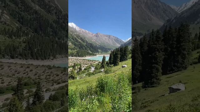 Большое Алматинское озеро #кочевники #казахстан #алматы #путешествия #горы #казахи #турист смотреть онлайн