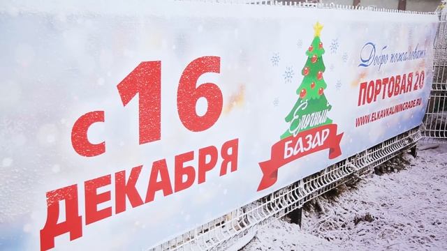 Ёлки в Калининграде | елочный базар на Портовой смотреть онлайн