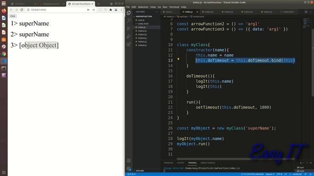 Стрелочные функции | Arrow functions смотреть онлайн