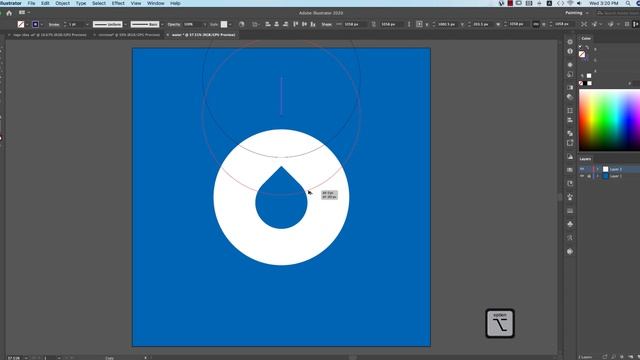 Logo Design | Water Logo | How to make Logo In Illustrator cc 2020 смотреть онлайн