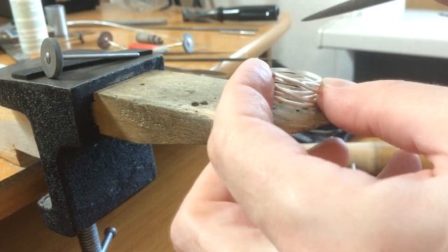 Кольцо из серебра своими руками смотреть онлайн