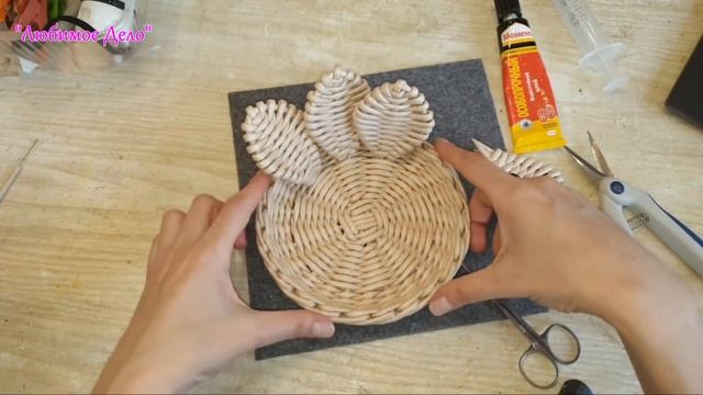 Корзиночка-лотос из газетных трубочек своими руками смотреть онлайн
