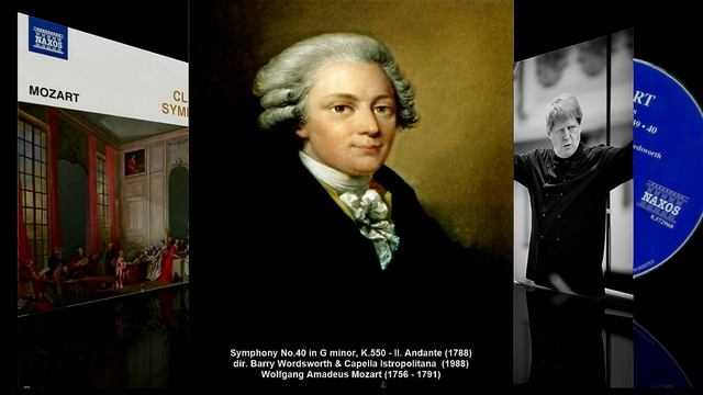 W.A. Mozart - Symphony No.40 G minor, K.550 (dir. Barry Wordsworth, 1988) смотреть онлайн
