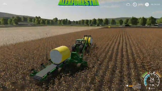 John Deere Cotton DLC/ Farming Simulator 19 смотреть онлайн