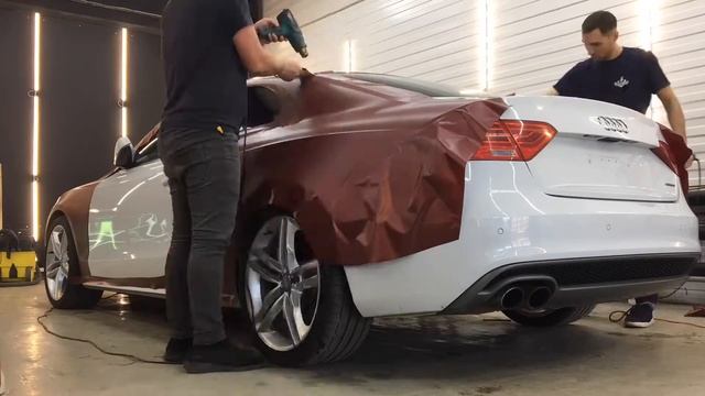 Car wrapping Audi A5 S-Line смотреть онлайн