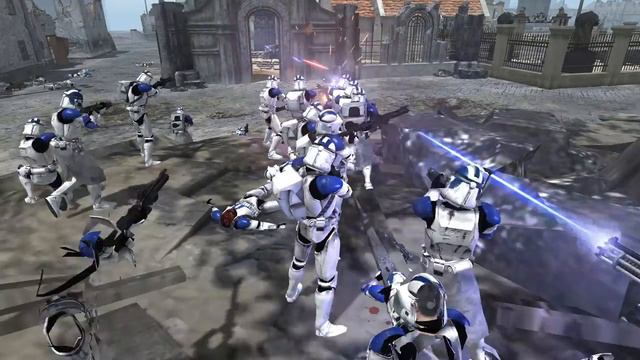 Can the 501st Cross the Bridge?! - Men of War: Star Wars Mod Battle Simulator смотреть онлайн