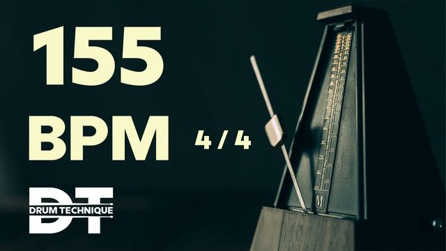 155 BPM ONLINE METRONOME 4/4 cowbell sound #study смотреть онлайн