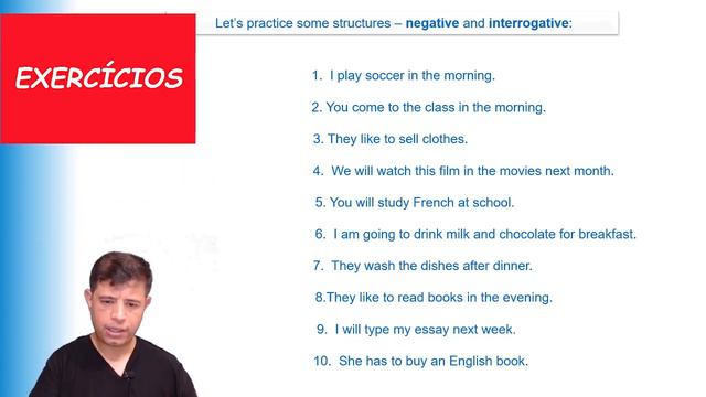 Dicas de Inglês: Exercícios de Simple Present, Present Continuous, To be going to e Will смотреть онлайн