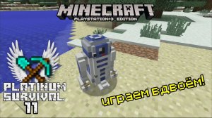 Minecraft PS3 | Platinum Survival - Играем вдвоём!