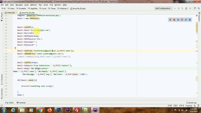How to use PHP Mailer SMTP on AWS EC2 Website смотреть онлайн