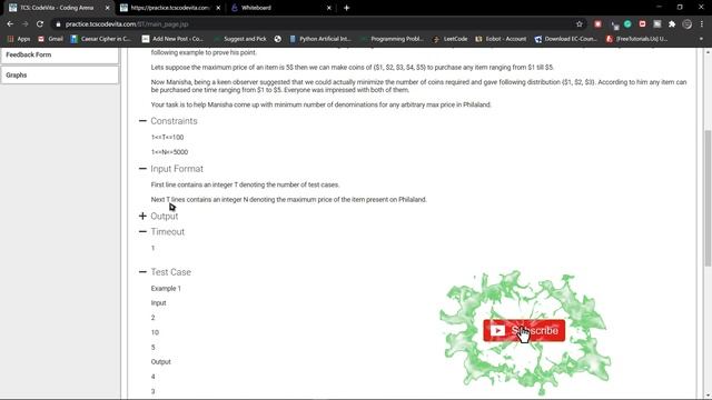 Philaland Coin CodeVita | TCS MockVita 2020 | Algo + Solution смотреть онлайн