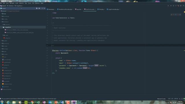 1.6 Laravel 5.5 from scratch - Laravel project files and folders | laravel folder structure tutoria смотреть онлайн