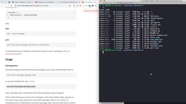 Using npm patch-package смотреть онлайн