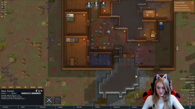 RIMWORLD | Trying to save what's left of the Bakery. смотреть онлайн