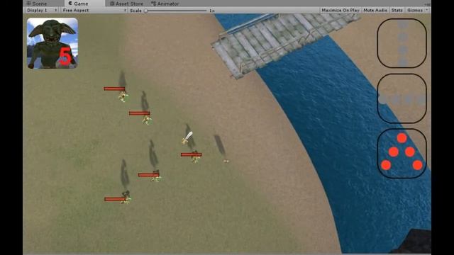 My Unity project (elements of a strategy game) - version 2 смотреть онлайн