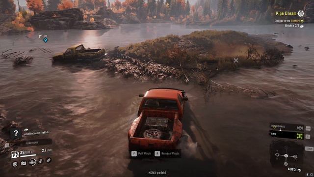 Lets Play Snowrunner: EP5 Scouting Black River! смотреть онлайн