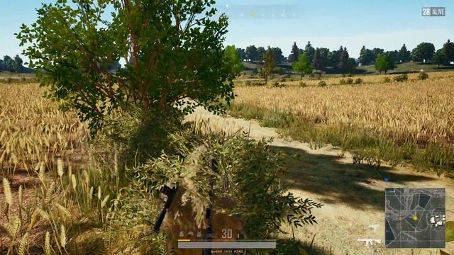 PUBG Highlights - Loving the Ghillie suit! смотреть онлайн