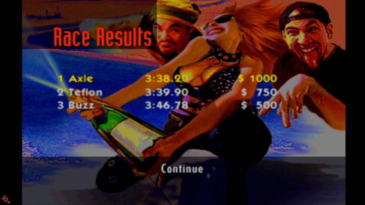 Road Rash (1994) PS 1. Level 1/The City смотреть онлайн