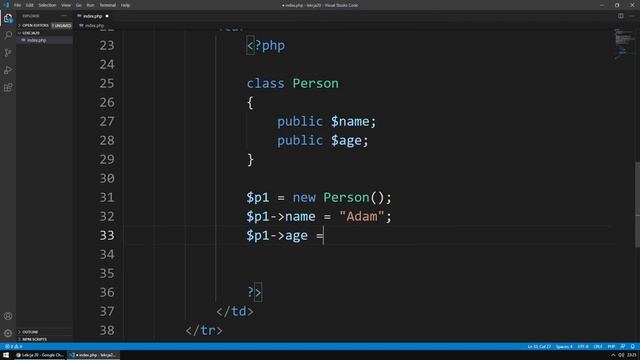 20. Kurs PHP - Programowanie obiektowe - klasy i obiekty смотреть онлайн