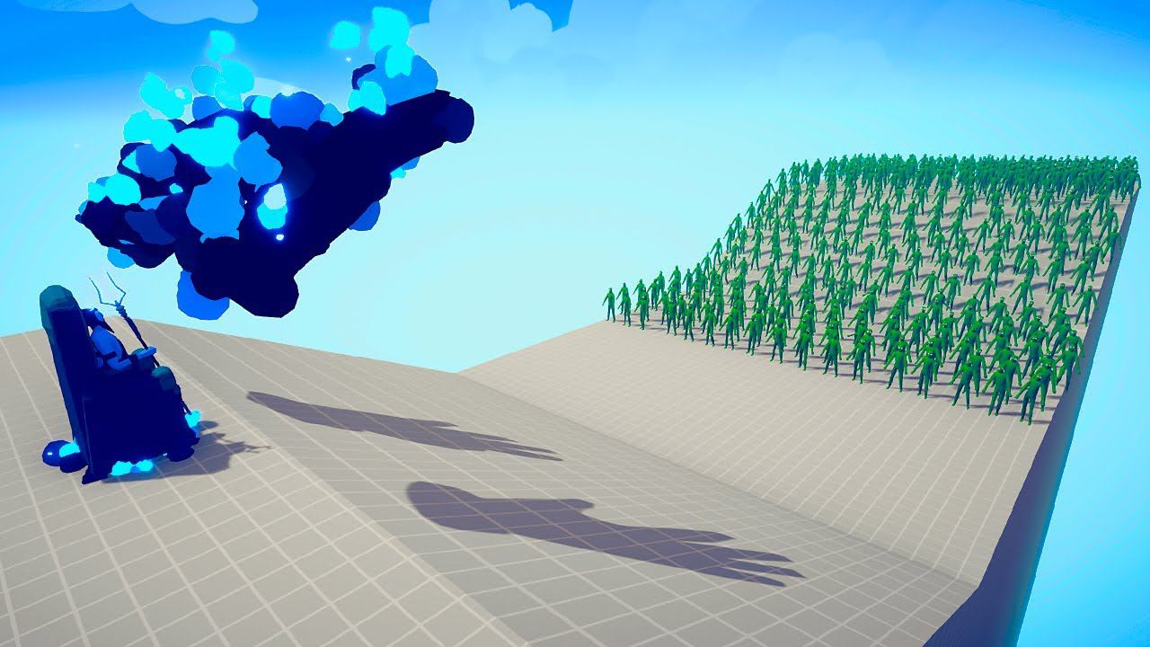 GOD Vs 100x ZOMBIE | TABS - Totally Accurate Battle Simulator