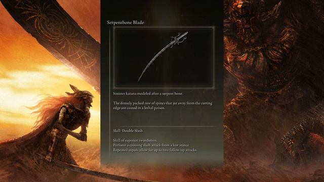 Elden Ring Narrated Compendium - Serpentbone Blade смотреть онлайн