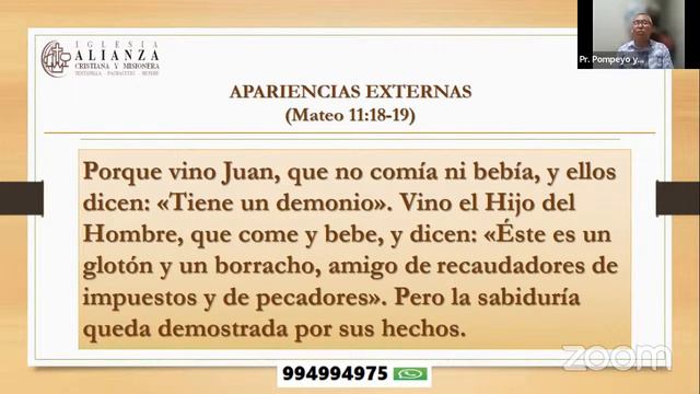 APARIENCIAS EXTERNAS (Mateo 11:18-19) смотреть онлайн