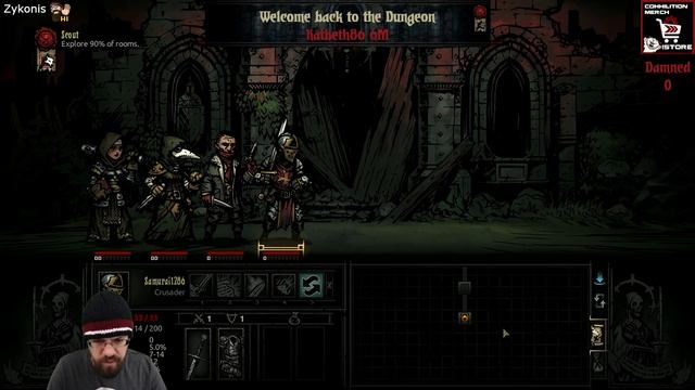 Let's Play Darkest Dungeon (The Crimson Court DLC) With CohhCarnage - Episode 1 смотреть онлайн