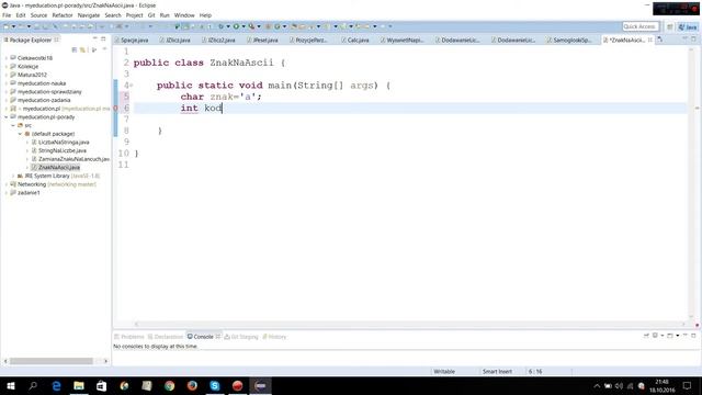 zamiana znaku na kod ascii - P04 смотреть онлайн