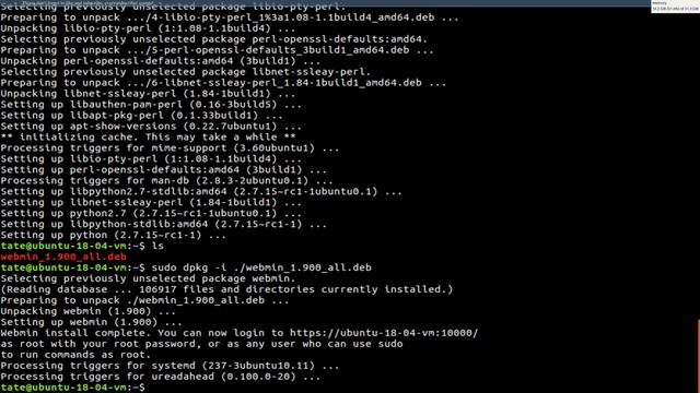 How Install WebMin on Ubuntu 18.04 ( 16.04/18.10 ) смотреть онлайн