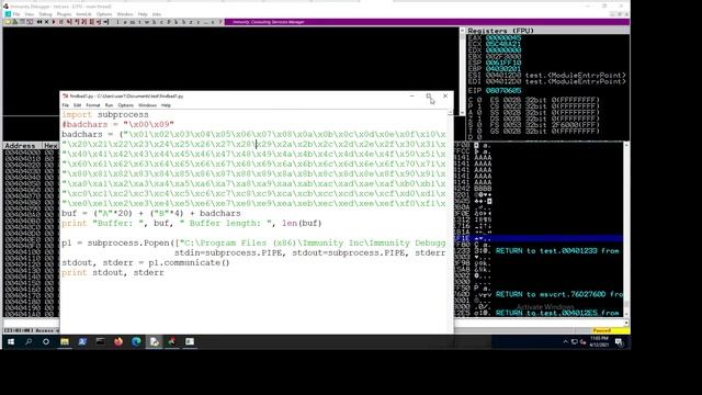 17-Finding Badchars Manually смотреть онлайн
