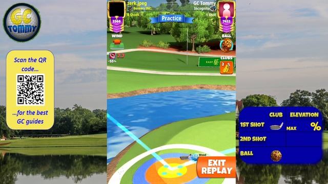 Master, QR Hole 8 - Par 3, HIO - Tour Championship, *Golf Clash Guide* смотреть онлайн