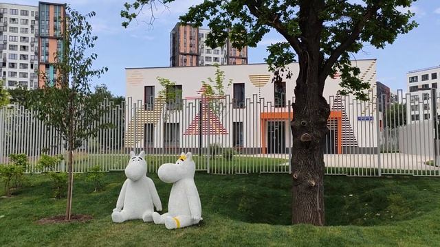 Благоустройство. Озеление в экологическом стиле. Коммунарка. смотреть онлайн