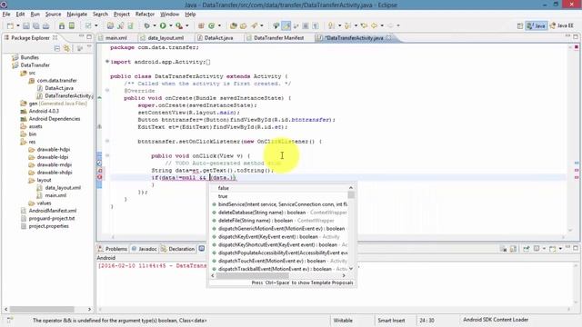 ANDRIOD TUTORIAL: Transferring data with Bundles (Angeline and Rizza May) смотреть онлайн