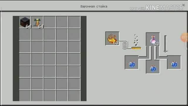 Как делать оседающее зелье в маинкрафте