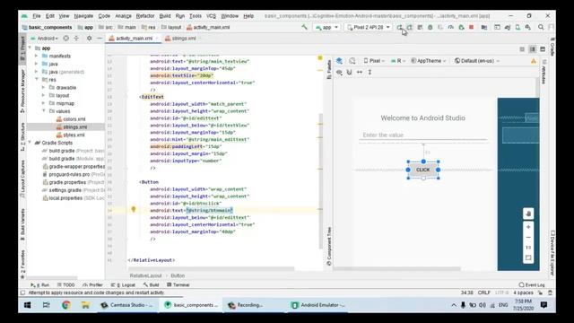 Android Development Tutorials In Urdu | Hindi | How To Use String Resource | Color Resource | 5