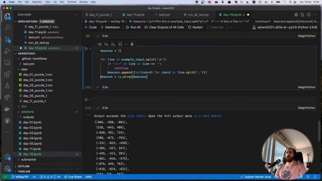 Advent of Code - Day 19 - Python with Lef смотреть онлайн