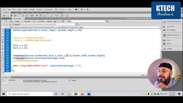 Add Watermark on Image using Php Script [ Urdu / Hindi ] смотреть онлайн
