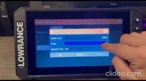 Карты C-MAP RS Y-050 Настройка палитры глубин Genesis Live на lowrance fs9 с английским языком.