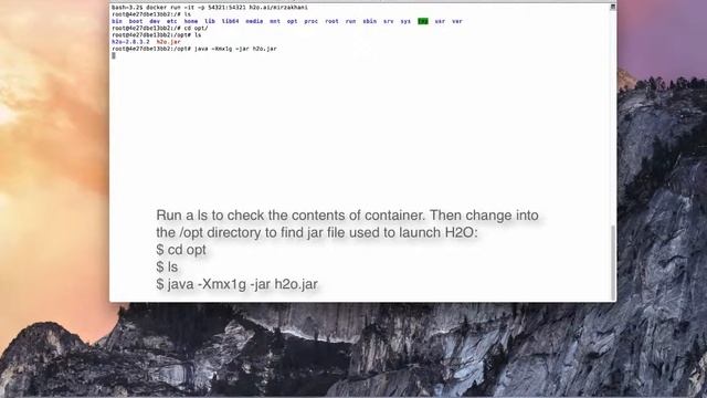 Launch H2O with Docker on a Mac смотреть онлайн