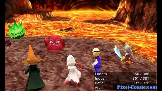 Final Fantasy 3 Walkthrough - Android Ouya iOS DS - Part 15 - Molten Cave & Salamandar смотреть онлайн