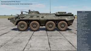 БТР-80 бронетранспортёр (Россия). Симулятор DCS World.