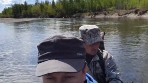 Рыбалка на севере Забайкалья. Хариус на реке Чара летом