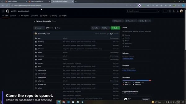 Deploy Laravel Inertia React Typescript Vite application to cPanel!