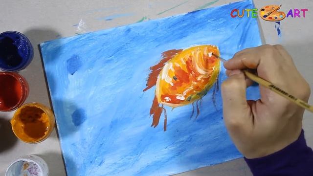 Как нарисовать Золотая Рыбка смотреть онлайн