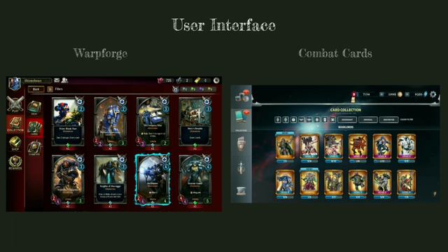 Warhammer 40k Card Games: Warpforge VS Combat Cards