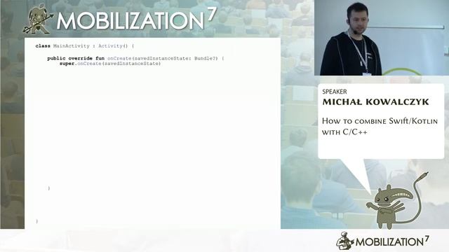 How to combine Swift/Kotlin with C/C++ - Michał Kowalczyk смотреть онлайн