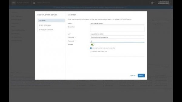 vCloud Director Installation, Configuration