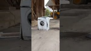 Вот что будет если в стиральной машинке постирать камень