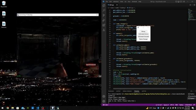 Python BO1 GUI Mod Tool Simple #bo1 #modmenu #python #GUI смотреть онлайн
